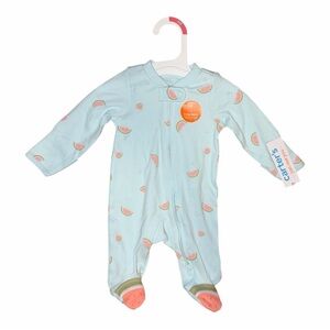 Carter's Blue Watermelon Pattern Footie​
